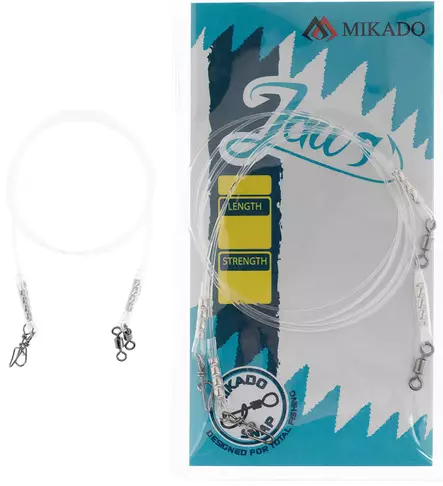 Mikado FluoroCarbon Vorfach 35cm/8kg 2Stück - Vorfachmaterialien und Schnüre - 5900637595120 - 1