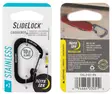 Nite Ize Edelstahl Karabiner SlideLock 2 - Zelte, Schlafmatten und Hängematten - 094664030510 - 1
