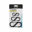 Nite Ize Edelstahl S-Biner Doppelkarabiner - Zelte, Schlafmatten und Hängematten - 094664009820 - 2