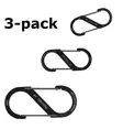 Nite Ize Edelstahl S-Biner Doppelkarabiner - Zelte, Schlafmatten und Hängematten - 094664009820 - 1