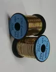 UNI Französisch 7m Oval, Mittel Gold - Fliegenbindeschnüre und -drähte - 802353005240 - 1