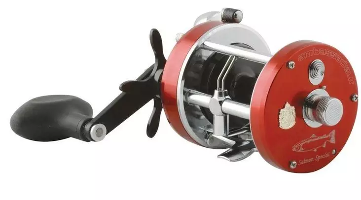 Abu Garcia Ambassadeur 7000i Lachs - Casting Multiplier Rollen - 036282048720 - 1