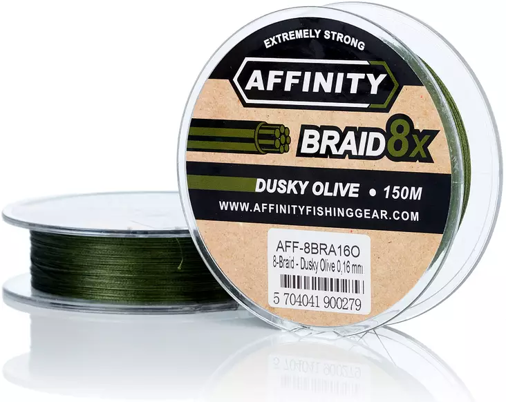 Affinity Braid 8x 150m, geflochtene Schnur - Spinruten - 5704041900230 - 1