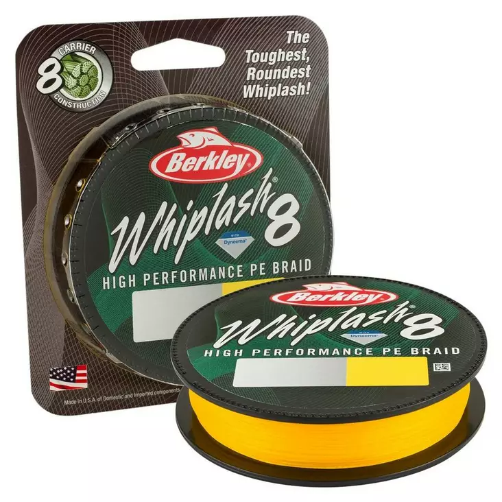 Berkley Whiplash 8 Gelb 150m - Angelschnüre - 028632999950 - 1