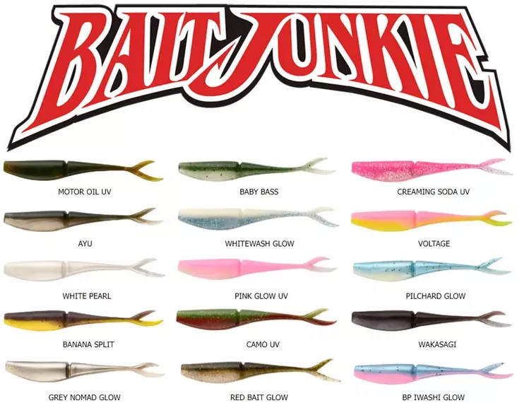 Daiwa Bait Junkie, Jerkshad, 5" - Jigs und Shads - 2160 - 1