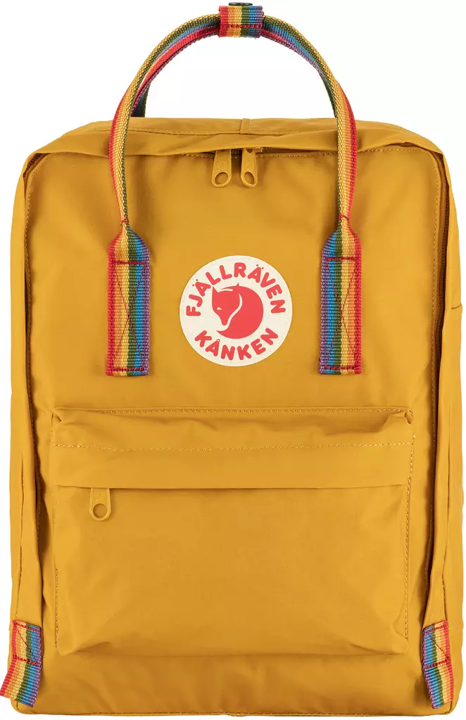 Fjällräven Kånken Regenbogen-Rucksack, Ocker - Fjällräven Kånken - 7323451018060 - 1