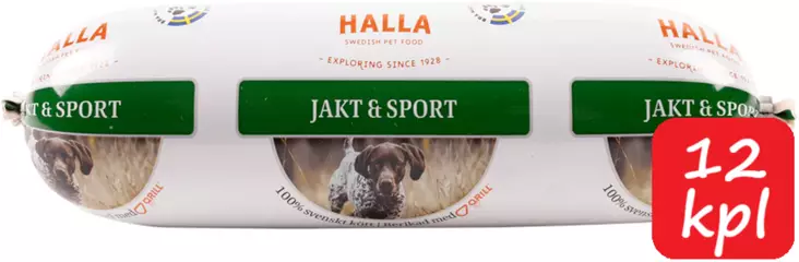 Halla Jakt & Sport, Hundewurst 12 Stück - - 7350003233460 - 1