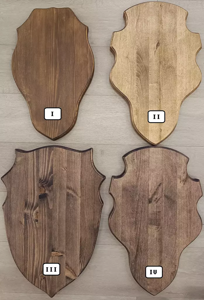 Hirsch-Rückplatte, geölt - Trophäenprodukte - 0699914596399400 - 1