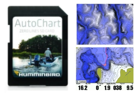 Humminbird Autochart Zero Lines, SD - Echolot Zubehör - 082324044410 - 1