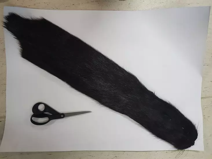 Nutria Ganzleder, Dunkelbraun - Natürliche Fliegenmaterialien - 0699901459460 - 1