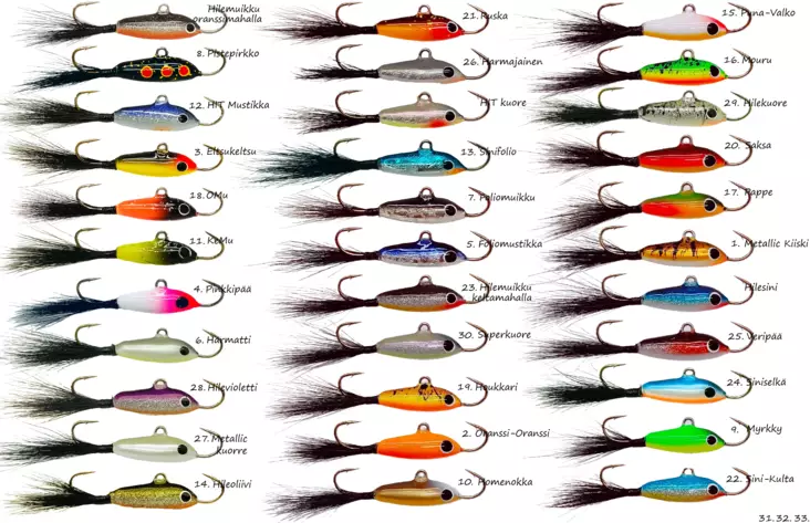 Pilkkipaja Nappula 38mm 5g - Balanspieße, stehende Spieße, Mormyschen - 8949461894921 - 1