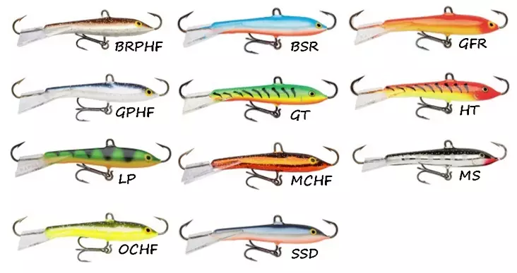 Rapala Jigging Rap, Gleichgewichtsslips 3cm - Balanspieße, stehende Spieße, Mormyschen - 022677012490 - 1
