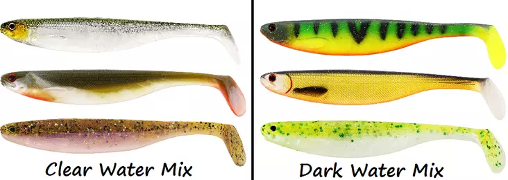 Westin ShadTeez Slim 10cm 6g, 3Stück Mix - Jigs und Shads - P022-1000-010 - 1