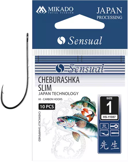 Cheburaska Slim, Futterhaken, Mikado - Jig-Ausrüstungen - 5900637616901 - 1