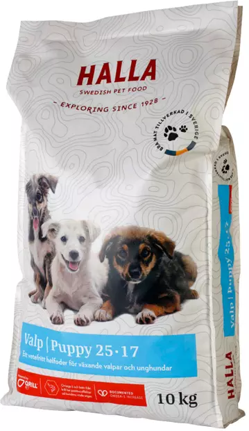 Halla Valp 25-17 10kg, Welpenfutter -  - 7350003233091 - 1