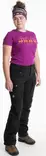 Anar Galda gebogene Damenhosen Schwarz - Anar Outdoorhosen - 6438014216521 - 3