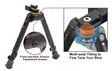 Bipod Leapers UTG Heavy Duty Recon 360 - Waffenaccessoires - 4717385551541 - 3