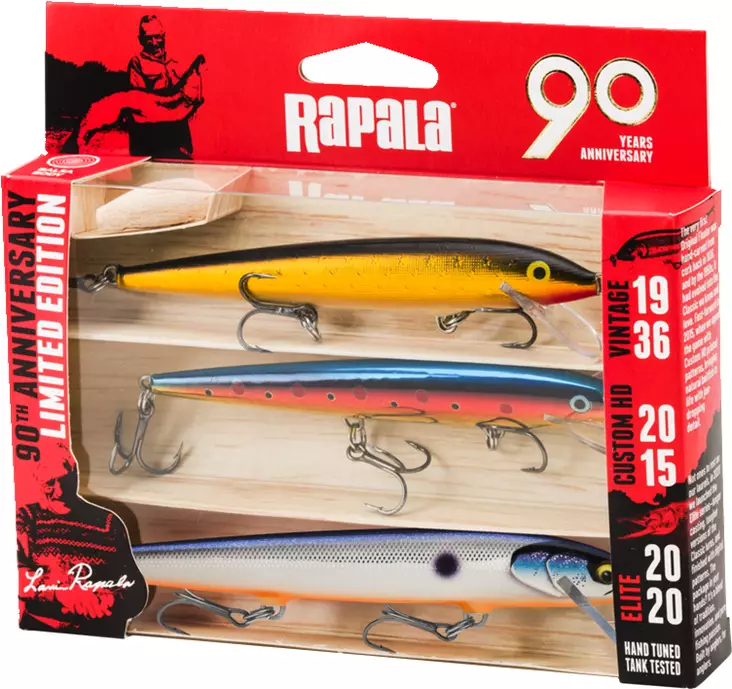 Rapala 90 Jahre Big Naturistic Set - Wobbler - 022677373461 - 1
