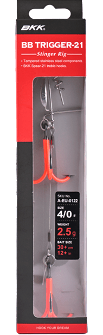 BKK Trigger-21 UVO, Stinger Rig - Jig-Ausrüstungen - 6939067018091 - 1
