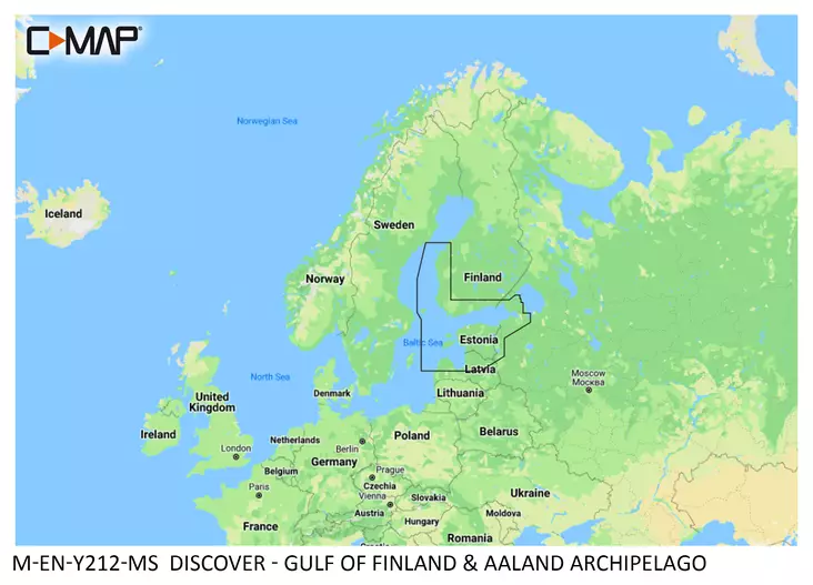 C-Map Kontinentalkarte Y212 - Echolot Zubehör - 9420064119301 - 1