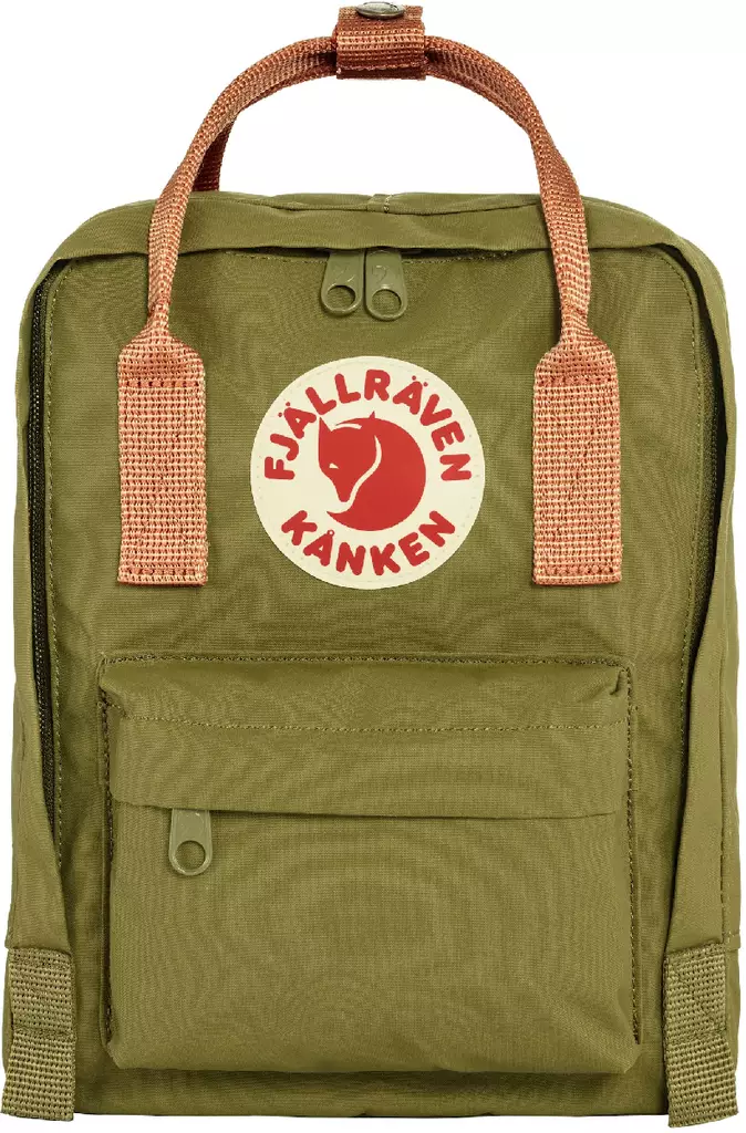 Fjällräven Kånken Mini, Blattgrün-Pfirsichsand - Fjällräven Kånken Mini - 7323450857721 - 1