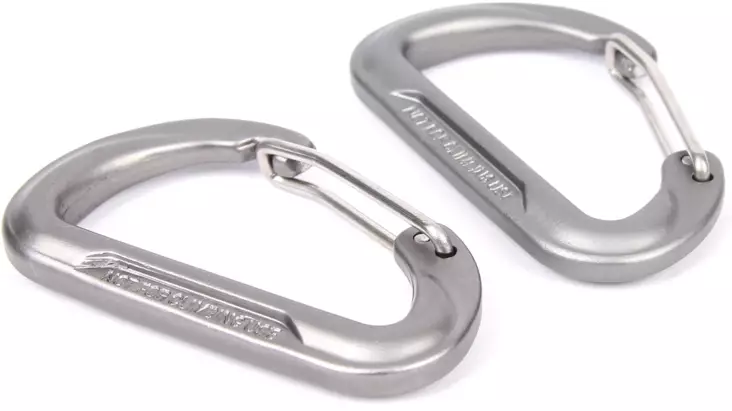 Haghus Karabinerhaken, 60mm 2 Stück - Zelte, Schlafmatten und Hängematten - 6438212103471 - 1