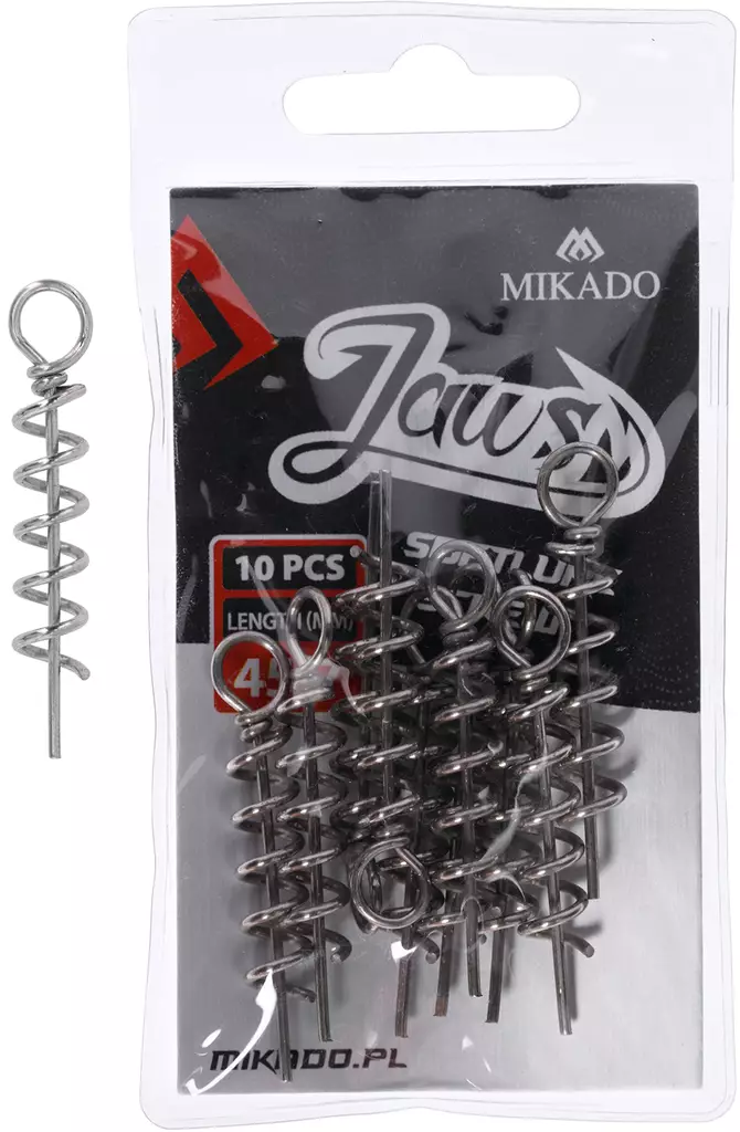 Jigiruuvi 10 Stück, 45mm/7mm, Mikado - Jig-Ausrüstungen - 5900637022091 - 1