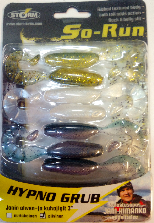 Storm So-Run Hypno Grube 3", bewölkt - Jigs und Shads - 039984179051 - 1