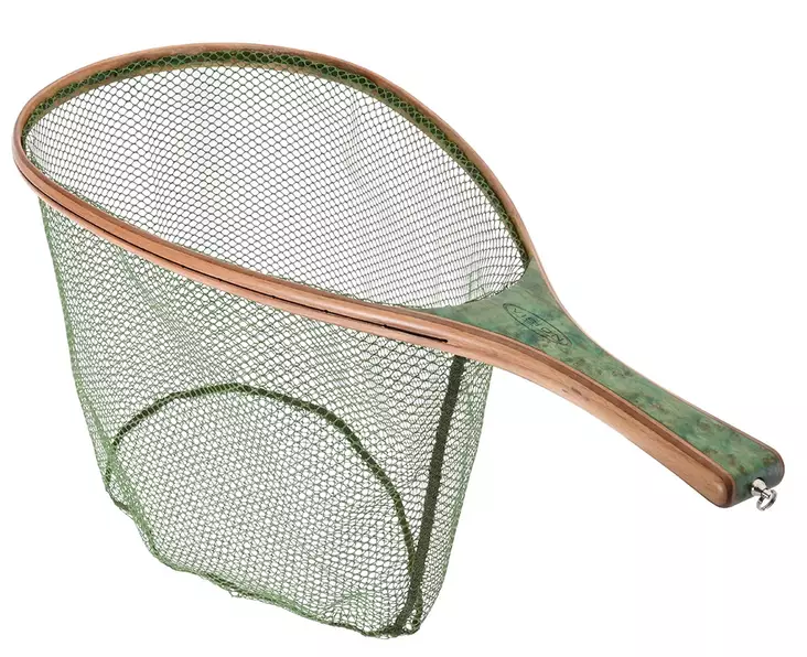 Vision Green Holz-Gummi-Netz -Kescher - Angelnetze - 6417512840651 - 1