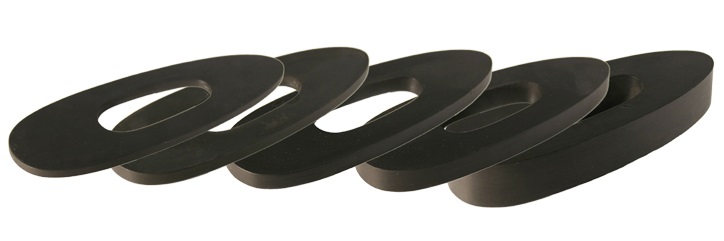 WEGU-GFT Zwischenplatte 6mm schwarz - Waffen- und Zielhilfen - 0790051 - 1