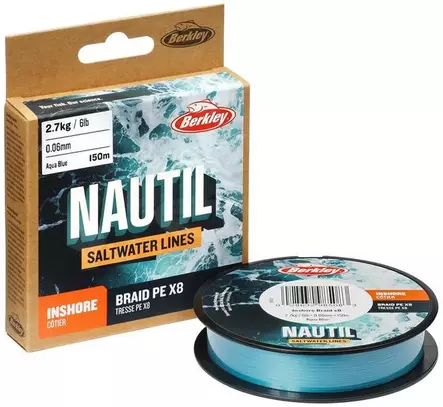 Berkley Nautil Salzwasser x8 150m, Schnur - Angelschnüre - 028632985112 - 1