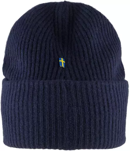 Fjällräven 1960 Logo Mütze, Pipo, Dunkelnavy - Fjällräven Kopfbedeckungen - 7323450635312 - 2