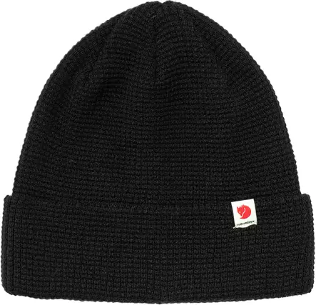 Fjällräven Tab Hat Beanie, Schwarz - Fjällräven Kopfbedeckungen - 7323450795832 - 2