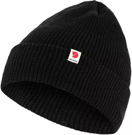 Fjällräven Tab Hat Beanie, Schwarz - Fjällräven Kopfbedeckungen - 7323450795832 - 1
