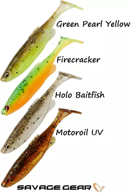 Savage Gear Fat Minnow T-Tail 7,5cm 5Stück - Jigs und Shads - 5706301769832 - 1