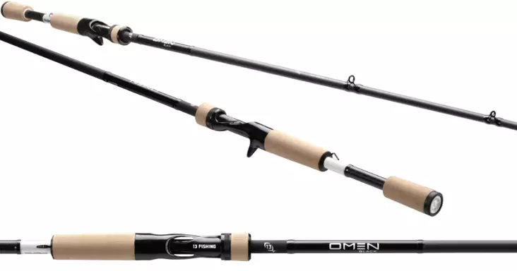 13Fishing Omen Black 2,60m 10-30g Casting - Baitcasting- und Spinnruten - 810068295672 - 1