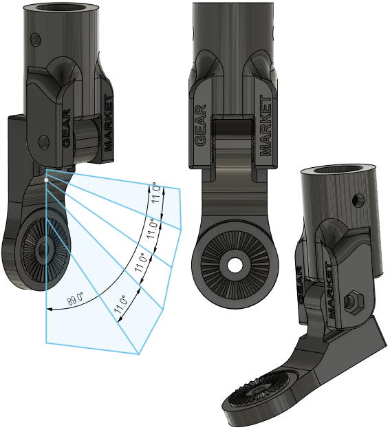 Sensorhalter Garmin LVS34, Gearmarket - Echolot Zubehör - GMLVS34-22 - 1