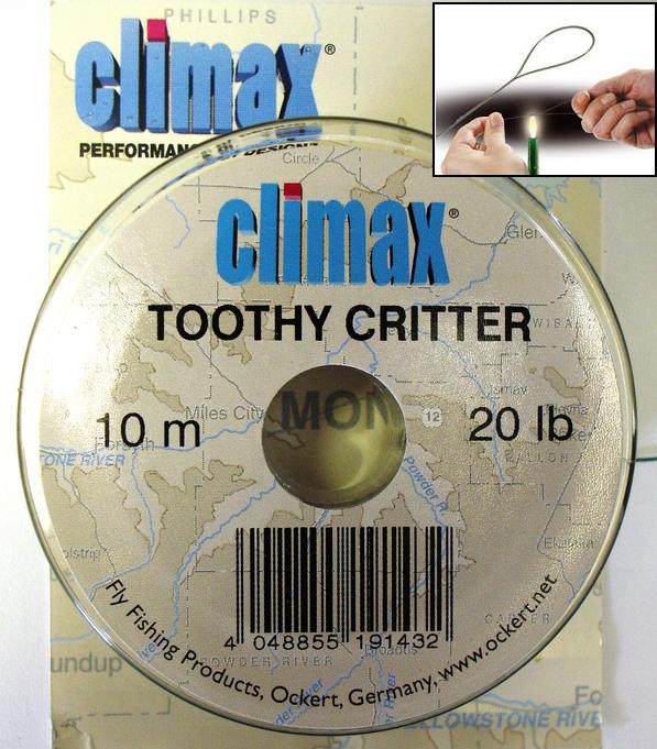 Climax Toothy Critter 20lb - Vorfachmaterialien und Schnüre - 4048855191432 - 1