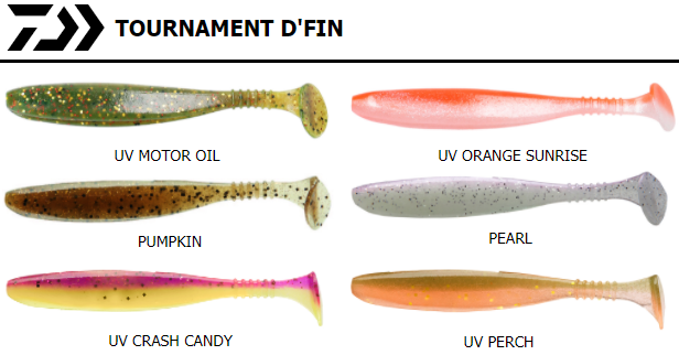 Daiwa D'Fin 10,2 cm 4", Jigs - Jigs und Shads - 4027093402272 - 1