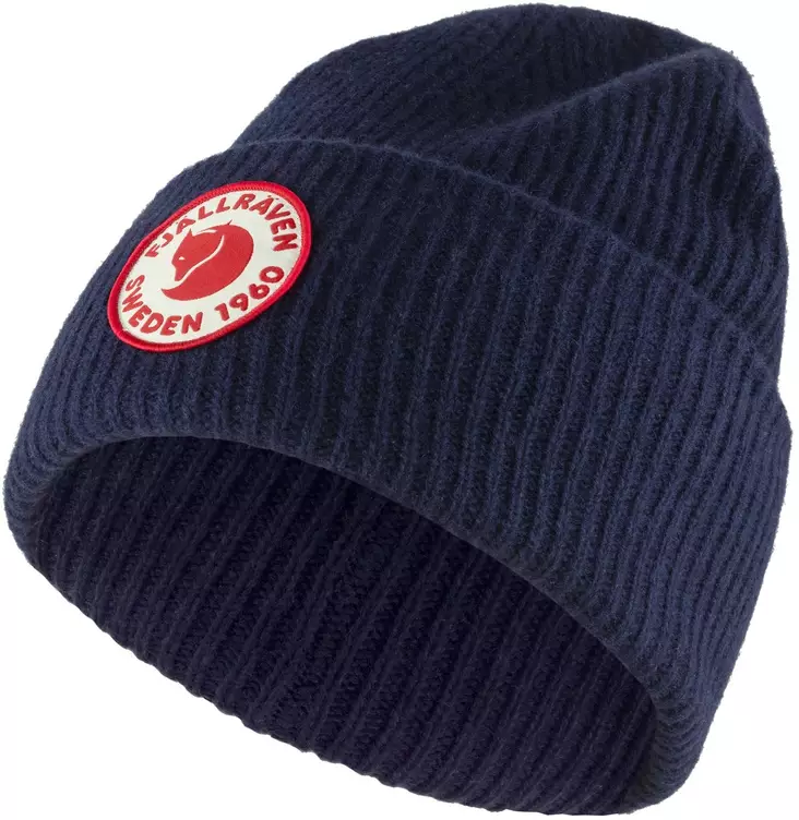 Fjällräven 1960 Logo Mütze, Pipo, Dunkelnavy - Fjällräven Kopfbedeckungen - 7323450635312 - 1