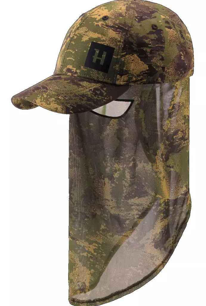 Härkila Deer Stalker Camo Cap mit Netzmaske - Härkila Hüte und Handschuhe - 5714733528612 - 1