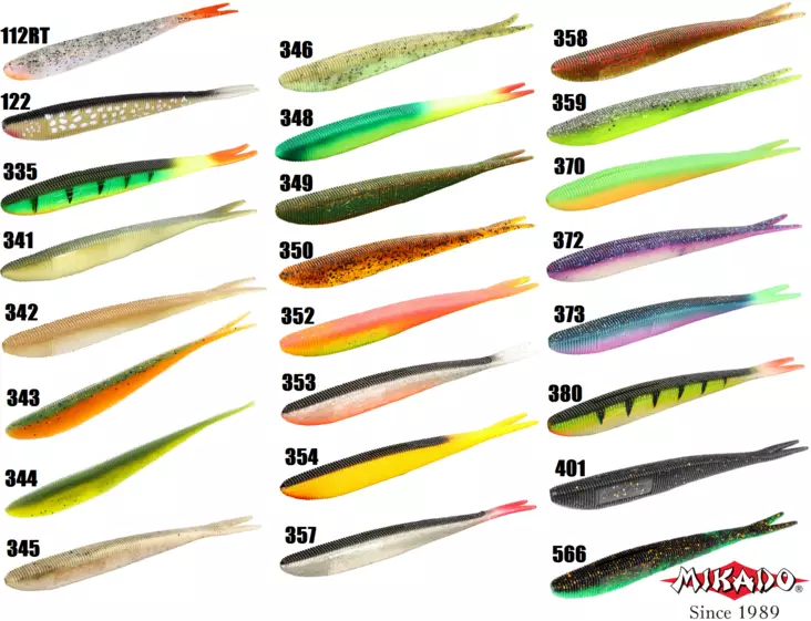 Angelköder, Mikado Saira 8cm 5Stück - Jigs und Shads - 5900637386222 - 1