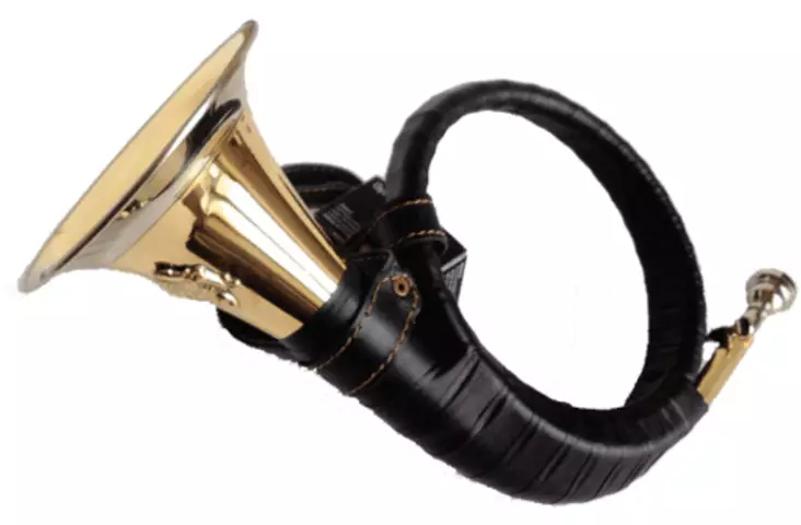 Jagdhorn gebogen, Leder - Ausrüstungen und Zubehör - 5702827029702 - 1