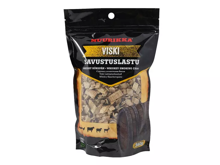 Muurikka Räucherchips Whisky 360g - Muurikka Pfannen, Smoker, Kochen - 6412450671602 - 1