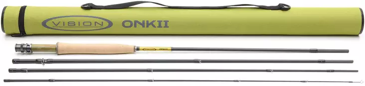 Fliegenrute, Vision OnkiII 9' 6# 4-teilig - Fliegenfischerruten und Sets - 6417512847322 - 1