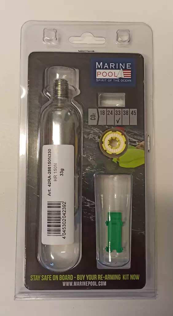 Rapala Ersatzpatrone, 150N 33g - Boots- und Rettungsanzüge - 4045302042392 - 1