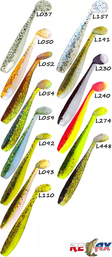 Relax King Shad 3" Jigs - Jigs und Shads - 25-RKS3-L052 - 1