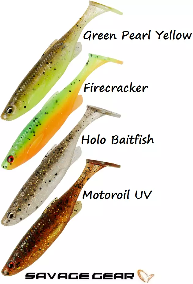 Savage Gear Fat Minnow T-Tail 7,5cm 5Stück - Jigs und Shads - 5706301769832 - 1