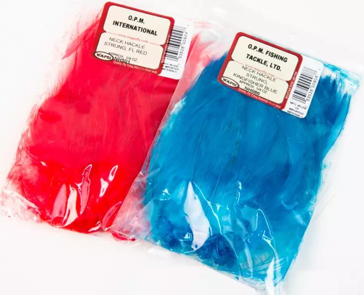 Wapsi, Hals Hackle Strung - Natürliche Fliegenmaterialien - 05352600912 - 1