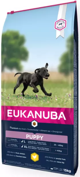 Eukanuba Puppy Large Chicken 15kg -  - 8710255122373 - 1